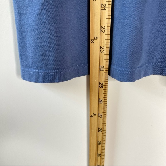 Life is Good Womens Crusher Tee Sz S Blue PEACE LOVE COFFEE Graphic Short Sleeve - Picture 9 of 10